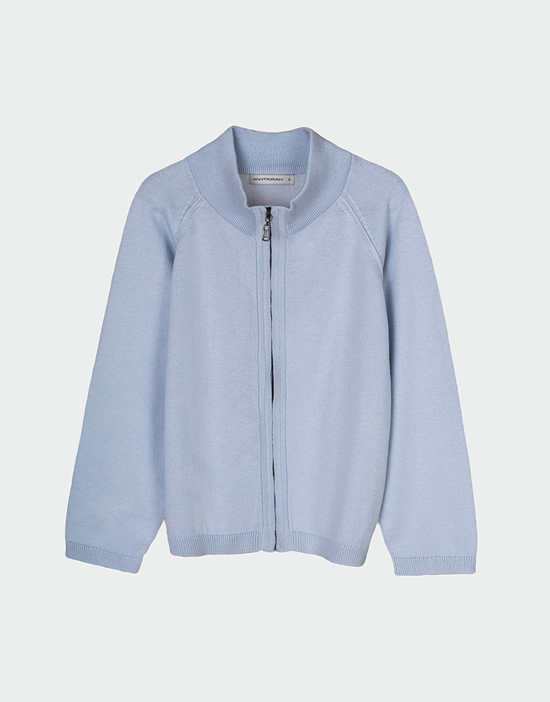 Kids Zipper Cardigan