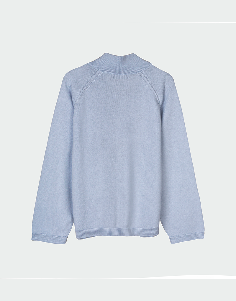 Kids Zipper Cardigan