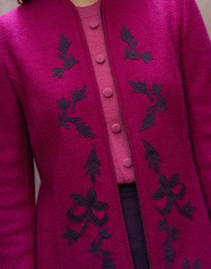 Floral Design Coat