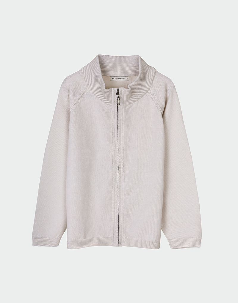 Kids Zipper Cardigan