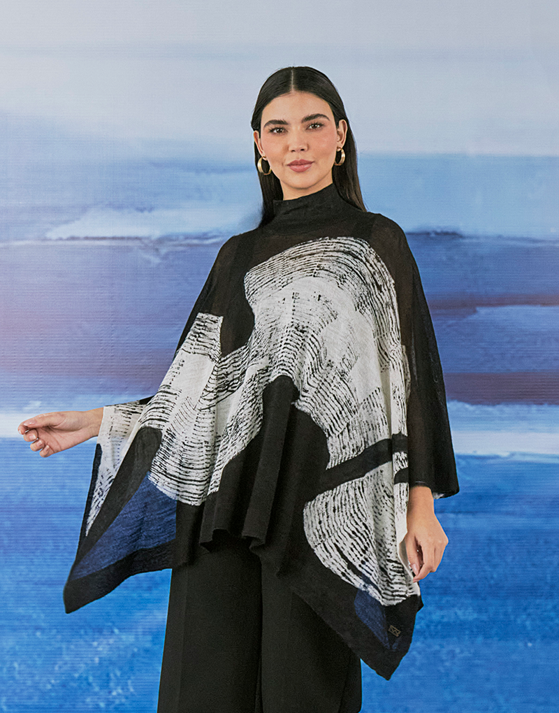 Silk Poncho